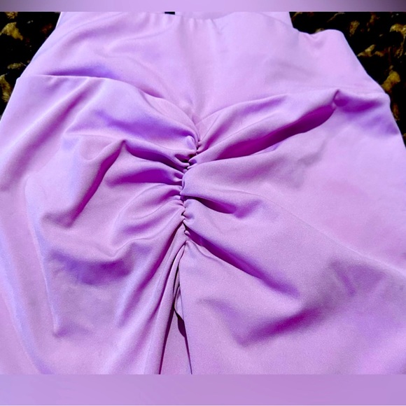 Ruched leggings purple - Picture 1 of 2